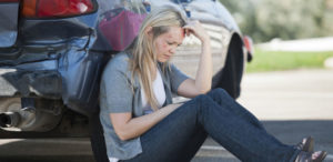 Woman Involved In An Auto Accident | Auto Accident